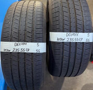 2x 235-55-17 Delinte Zomer 103W 2x5mm €55 Per Band 235 55 17, Auto-onderdelen, Banden en Velgen, Ophalen, Gebruikt, 17 inch, 235 mm
