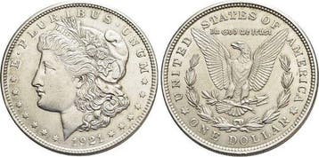 Dollar 1921 Vereinigte Staaten von Amerika, Postzegels en Munten, Munten | Amerika, Verzenden