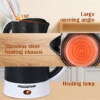 Waterkoker - Elektrisch - 0.6L - 650W - Zwart - Aigostar, Verzenden, Zo goed als nieuw