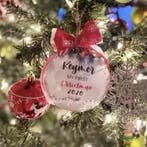 Ruhhy Set van 12 Transparante Acryl Kerstballen - Ideaal..., Diversen, Kerst, Ophalen of Verzenden, Nieuw