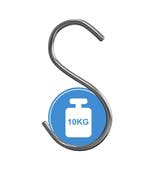 Premium Roestvrijstalen (RVS) S-Haak - Dikte 3mm - Draag...