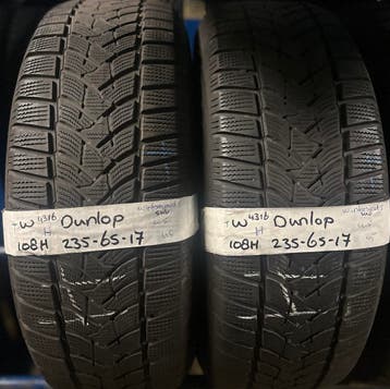 2x235-65-17 Dunlop Winter 4.5m €35 per band 235 65 17, Ophalen, Gebruikt, 17 inch, Winterbanden