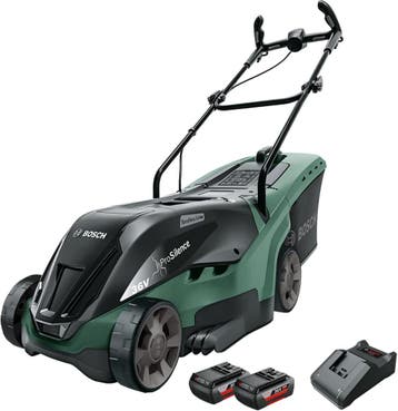 Bosch Accu-Grasmaaier 36V - Retourdeal: 71% korting!, Cirkelmaaier, Gebruikt, Accu-grasmaaier, Ophalen of Verzenden