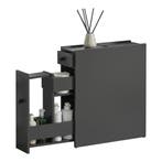 [en.casa] Niskast badkamerkast met 2 lades 58x16x48 cm donke, Huis en Inrichting, Badkamer | Badkamermeubels, Verzenden, Nieuw