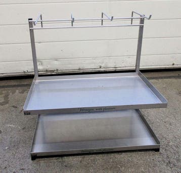 RVS Worstrek, Rek, B49 x D31 x H50 cm, Gebruikt