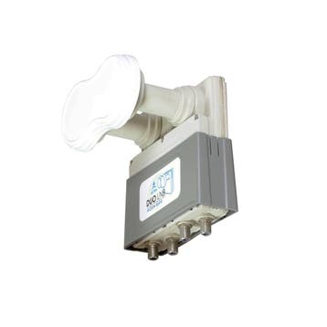 Maximum DUO LNB quad 60/65cm, Audio, Tv en Foto, Schotelantennes, Ophalen of Verzenden, Nieuw, (Schotel)antenne