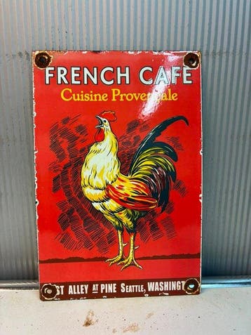 French Café – Cuisine Provençale – Haan – Emaille