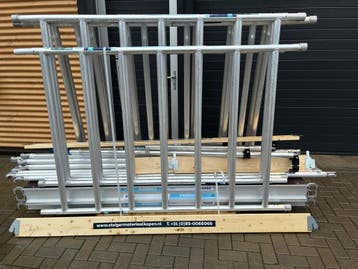 Alumexx Rolsteiger – Z.G.A.N! Slechts één keer gebruikt, Doe-het-zelf en Verbouw, Nieuw, Rolsteiger of Kamersteiger, 5 meter of hoger