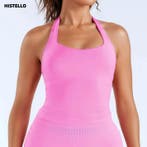 Dames Seamless Sport Top Halter met BH en Cups Fitness, Verzenden, Nieuw