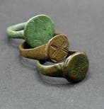 Middeleeuws Brons Versierde Ringen - 25 mm (Zonder, Sieraden, Tassen en Uiterlijk