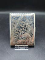 Sigarettendoos - .800 zilver, Antiek en Kunst