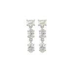Oorbellen - 14 karaat Witgoud - 1.85ct. tw. Diamant, Nieuw