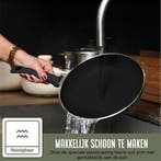 2dekans | COOCK 19-Delige Pannenset Inductie - Zwart -, Ophalen of Verzenden, Zo goed als nieuw
