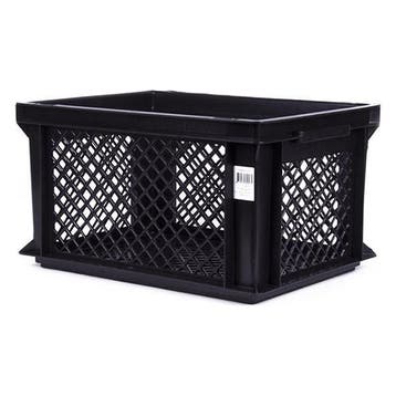 Fietskrat | Lastpak | 40 x 30 x 22 cm (26 liter, Zwart), Verzenden, Nieuw, Lastpak