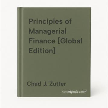 Principles of Managerial Finance [Global Edition], Boeken, Verzenden, Zo goed als nieuw, Chad J. Zutter