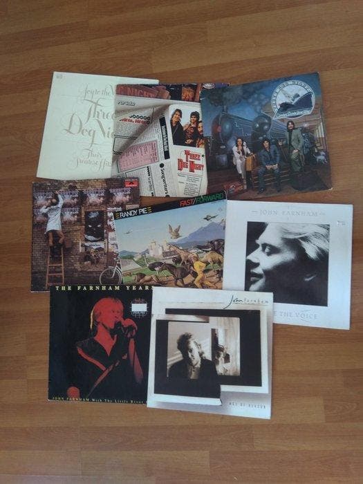Randy Pie , Three Dog Night , John Farnham - 7 x Albums + 1, Cd's en Dvd's, Vinyl Singles