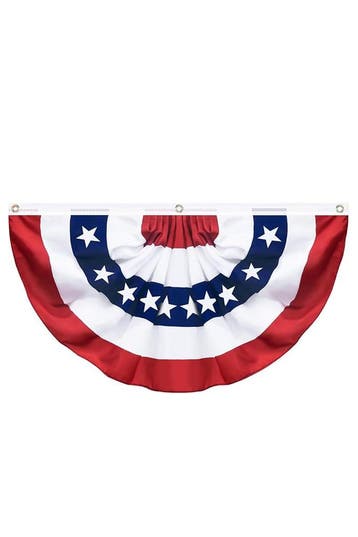 Amerikaanse Bunting Vlag Rond 180 cm USA Stars Stripes Waaie, Ophalen of Verzenden, Nieuw, Feestartikel, Carnaval