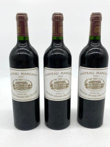 2011 Château Margaux - Margaux 1er Grand Cru Classé - 3, Verzamelen, Wijnen, Nieuw