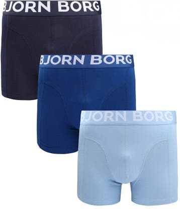 Bjorn Borg Boxers 3Pack Blauw maat S Heren, Kleding | Heren, Verzenden, Bjorn Borg, Boxer