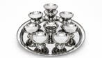 Pour 12 personnes - Dessertservies (13) - Rare ensemble très