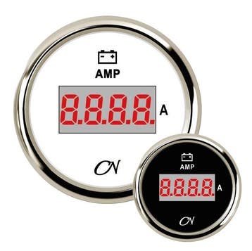 CN amperemeter digitaal met Chromen ring Wit of Zwart incl., Ophalen of Verzenden, Nieuw