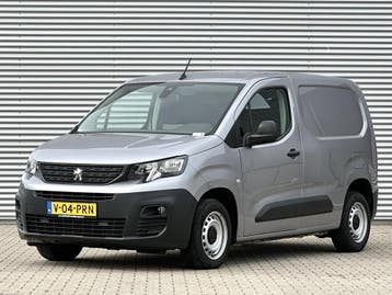 Peugeot Partner 1.5 BlueHDI Pro MARGE Airco|Navi|Cruise, Stof, Gebruikt, Euro 6, Zilver of Grijs