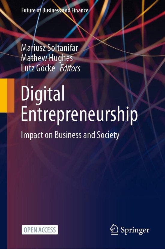 9783030539139 Digital Entrepreneurship Mariusz Soltanifar..., Boeken, Studieboeken en Cursussen, Nieuw, Verzenden