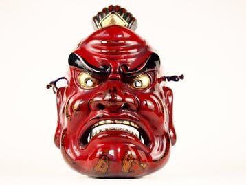 Mask - Hout, Nio Kongorikishi  verjaagt boze geesten