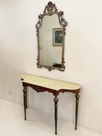Wandtafel - Marmer, Verzilverd messing