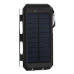 Solar Charger 20.000mAh met Zaklamp - Externe Powerbank, Telecommunicatie, Powerbanks, Verzenden, Nieuw, Stuff Certified®