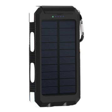 Solar Charger 20.000mAh met Zaklamp - Externe Powerbank, Verzenden, Nieuw, Stuff Certified®