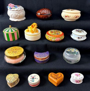 Themacollectie - (sieraden) doosjes - Div. fabr.