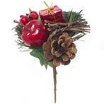 Kerstbijsteker appel cadeautje besjes dennenappel doos 60, Ophalen of Verzenden, Nieuw