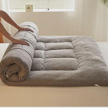 Dikke Lamsvel Matras 90x200cm - Zacht & Warm Eenpersoons Dek, Verzenden, Nieuw
