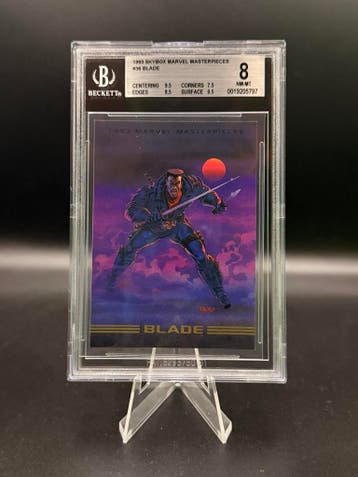 Beckett 8 1993 Skybox Marvel Masterpieces Blade #36, Verzenden, Zo goed als nieuw, Losse kaart