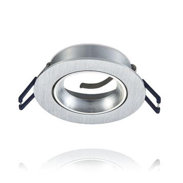 GU10 - armatuur - sinope - kantelbaar - zilver, Ophalen of Verzenden, Nieuw