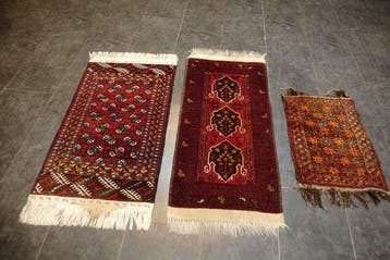 Afghaanse set 3x - Tapijt - 106 cm - 53 cm, Nieuw