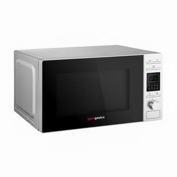 GGM Gastro | Magnetron met grill - 20l - 700W - Digitaal |, Verzenden, Nieuw, Inbouw