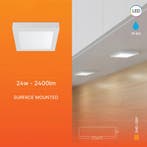 LED Paneel Slim Opbouw - Brinton Thin - 24W 2400lm 120°, Ophalen of Verzenden, Nieuw, Minder dan 50 watt, Lamp met armatuur