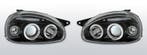 Koplampen Angel Eyes | Opel Corsa B 1993-2000 | zwart, Verzenden, Nieuw, Opel