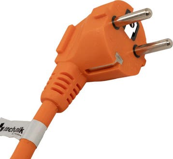 Technik PVC verlengkabel 5 meter oranje 3x1.5mm2, Ophalen of Verzenden, Nieuw