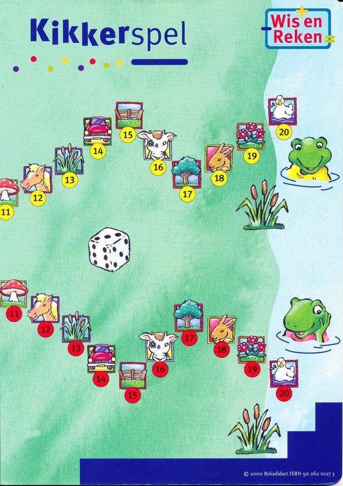 Wis en Reken Kikkerspel/Roversspel, Boeken, Schoolboeken, Nieuw, Verzenden