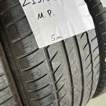 2 x Michelin 215-55-16 Zomerbanden 5mm, Auto-onderdelen, Banden en Velgen, 16 inch, Ophalen of Verzenden, Band(en), Personenwagen