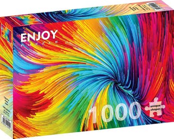 Colorful Paint Swirl Puzzel (1000 stukjes) | Enjoy Puzzle -, Hobby en Vrije tijd, Verzenden, Nieuw