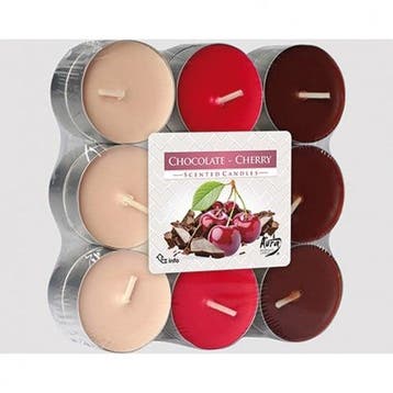 Waxinelichtjes geurlichtjes theelichtjes cherry 18 stuks 3, Ophalen of Verzenden, Nieuw