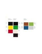 1976 PORSCHE 924 KLEURENKAART BROCHURE, Nieuw, Porsche, Author