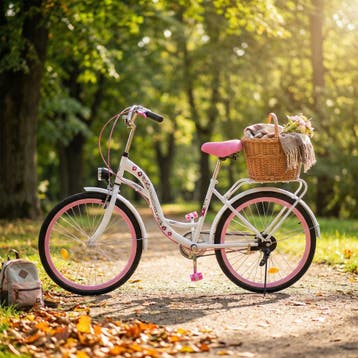 Viking Girls Bike 24 Wit | Onderhoudsvrij | OP=OP, 24 inch, Nieuw, Ophalen of Verzenden, Handrem