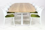 Vergadertafel 260  TUBE wit-eiken 260x120, Ophalen of Verzenden, Nieuw in verpakking