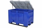 Palletbox BIG BOX - 1200 x 800 mm - met deksel - gesloten -, Ophalen of Verzenden, Nieuw