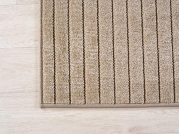 Rond Japandi Vloerkleed | Nova | Bogen | Beige | 120x120 cm, Verzenden, Nieuw